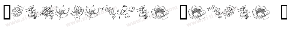 Traditional Floral Design字体转换